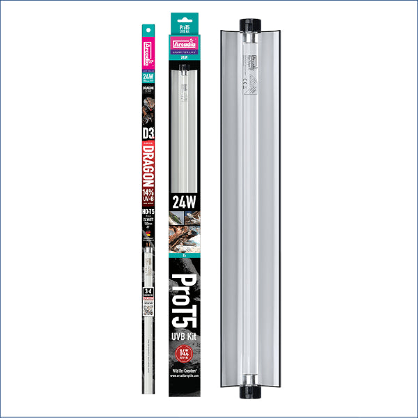 Arcadia 24w Pro T5 Uvb Kit 14% Mf00590