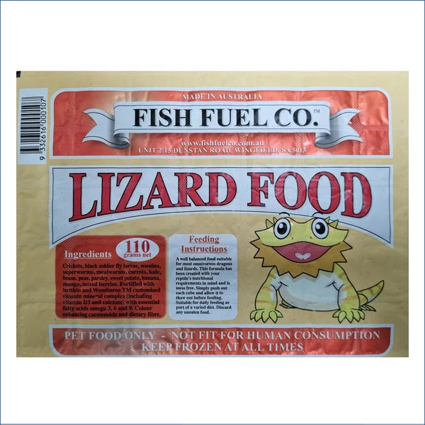 Fish Fuel Lizard Food 110g Ff00010