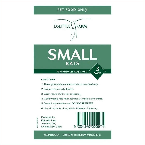 Rat Small 3pk Srw