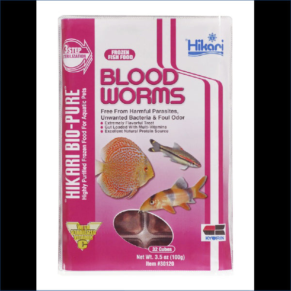 Hikari Bio Pure Bloodworms 100g Hf30120