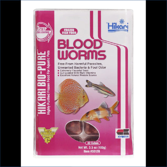 Hikari Bio Pure Bloodworms 100g Hf30120