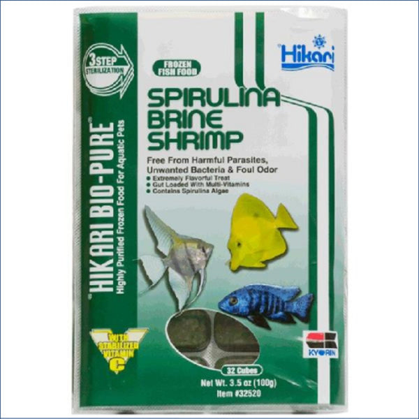Hikari Spirulina B/shrimp 100g Hf32520