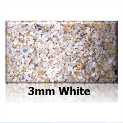 Budget White Gravel 3mm 10kg 300010r-3