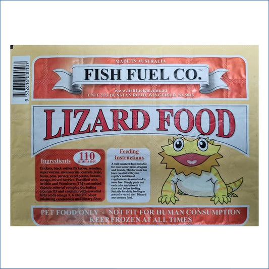 Fish Fuel Lizard Food  110g Ff00010