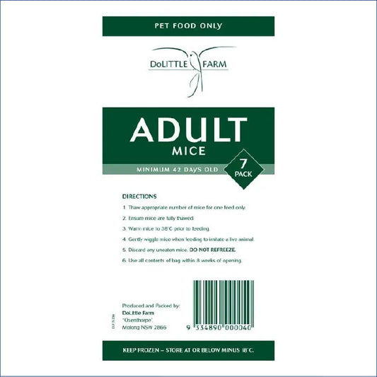 Dolittle Mice Adult 7pk Amw