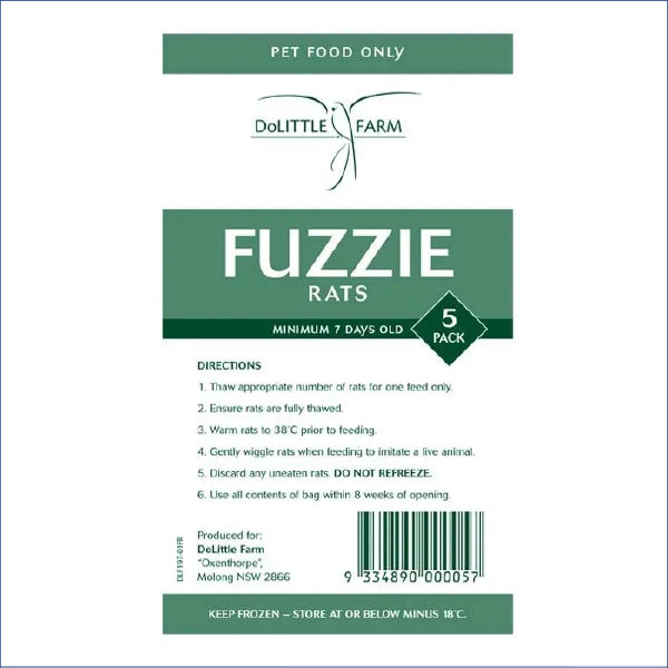 Rat Fuzzie 5pk Frw