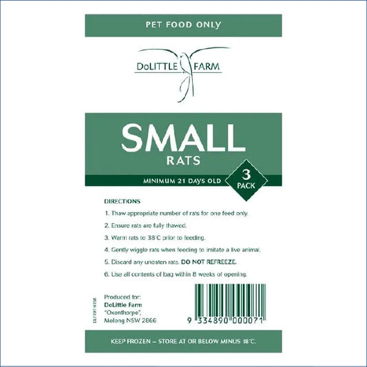 Rat Small 3pk Srw