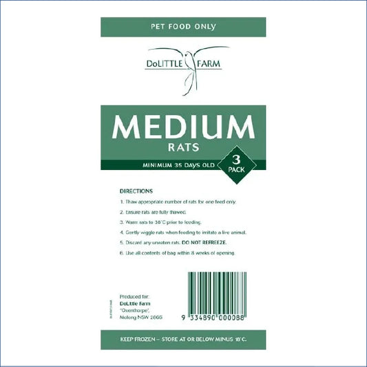 Rat Medium 3pk Mrw