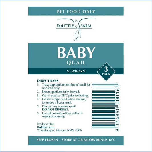 Quail Baby 3 Pk Bqw
